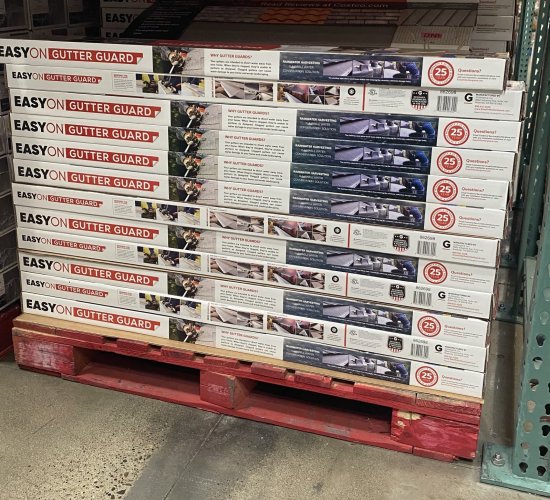 In Costco EasyOn Gutter Guard